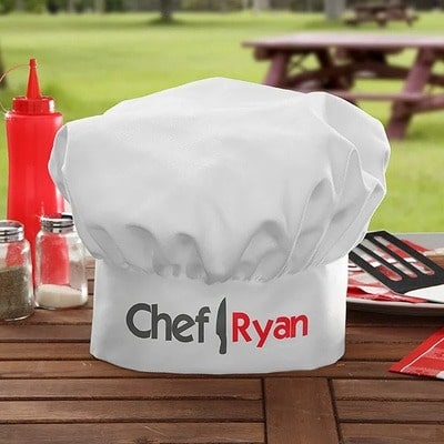 Personalized Adult Chef Hat