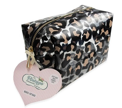 Leopard Print Makeup Bag
