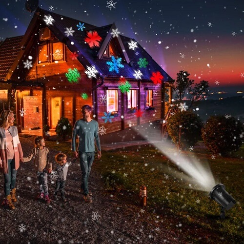 Snowfall Led Light Laser House Projector