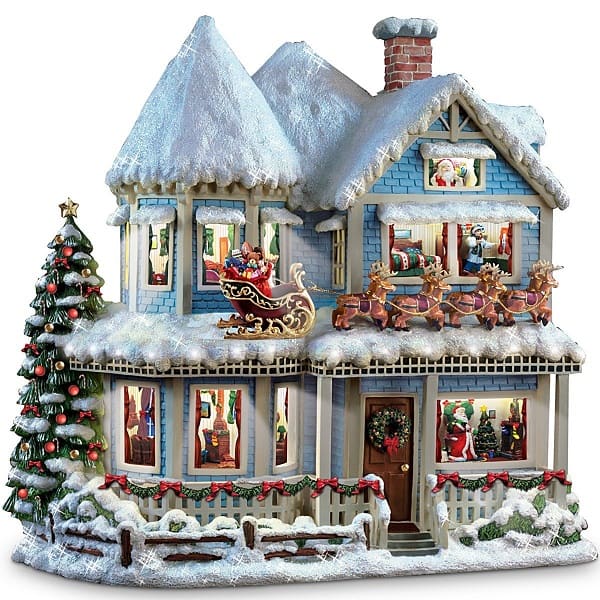 Thomas Kinkade 'Twas The Night Before Christmas Story House - Beautiful!