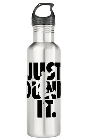 Basketball Just Dunk It Stainless Steel Water Bottle