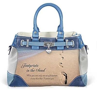 Footprints In The Sand Women's Fashion Handbag