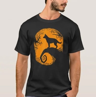 German Shepherd Harvest Moon T-Shirt