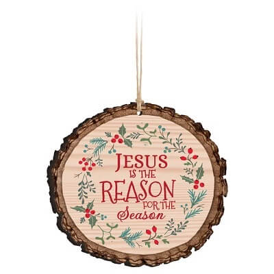 Jesus Is the Reason For The Season Ornament