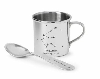 Personalized Constellation Spoon and Cup