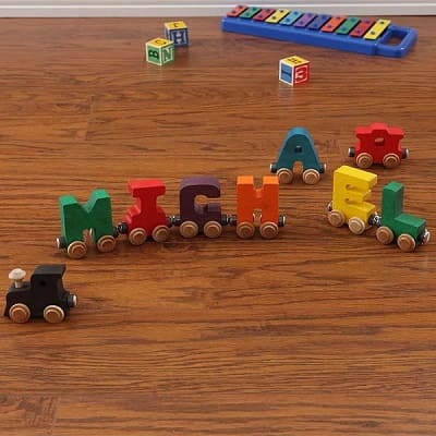 Personalized Wooden Train For Kids