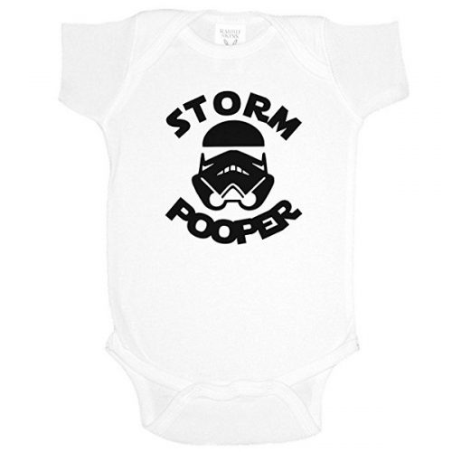 White Storm Pooper Onesie - Cute Gift for babies