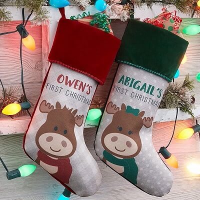 Baby's First Christmas Personalized Stocking