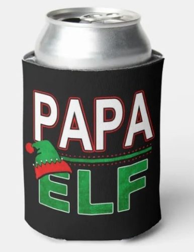 Papa Elf Can Cooler