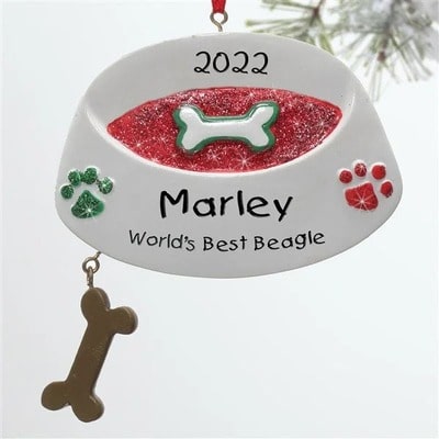 Top Dog Personalized Ornament