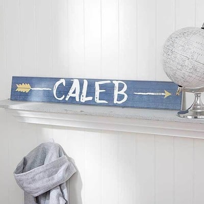 Tribal Inspired Name Décor Personalized Wooden Sign