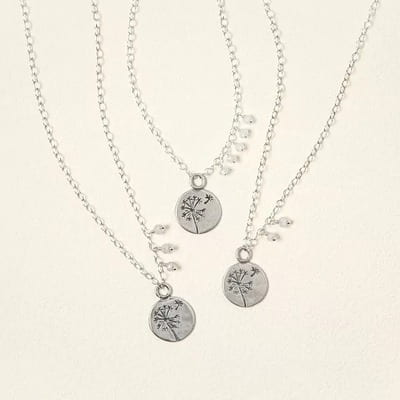 Mother's Wish Dandelion Necklace