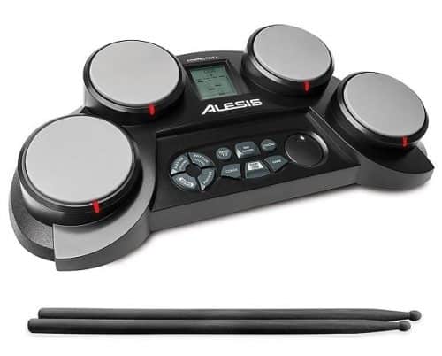 Electronic Drum Kit with Drumsticks & Built-In Learning Tools by Alesis