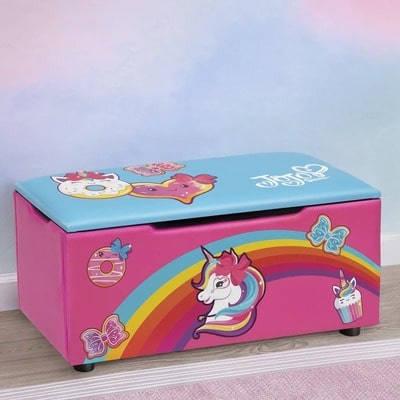 Jojo Siwa Upholstered Toy BoxBench With Lid