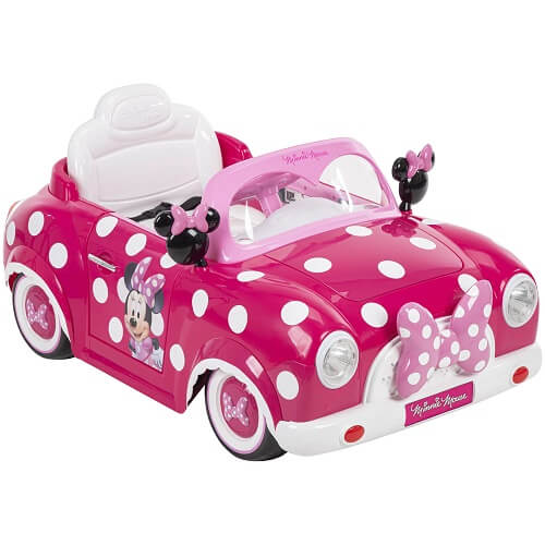 Minnie Mouse Convertible Car Ride-On Toy - Gifts for 4 Year Old Girls