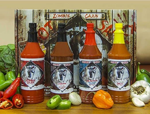 Zombie Cajun Hot Sauce Gift Set