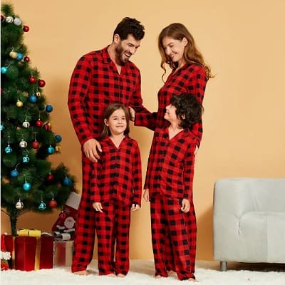 Buffalo Plaid Christmas Pajamas