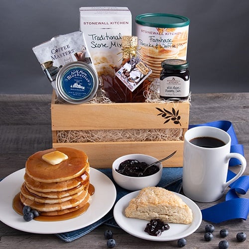 New England Breakfast Gift Basket - Christmas Breakfast with the whole family