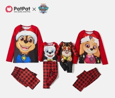 PAW Patrol Family Christmas Pajamas Sets