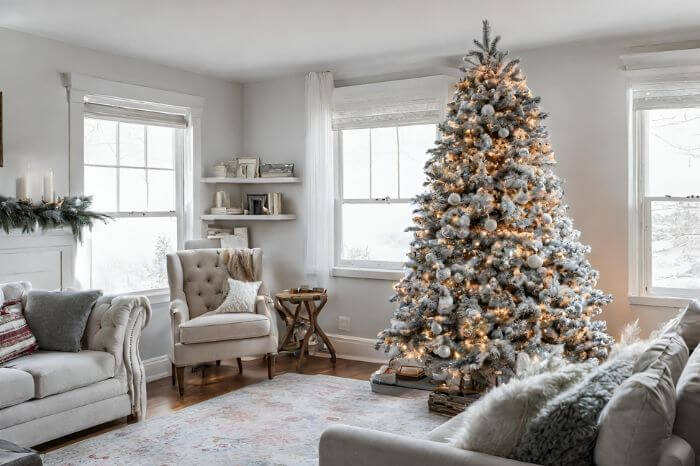 15 Best Flocked Fake Christmas Trees
