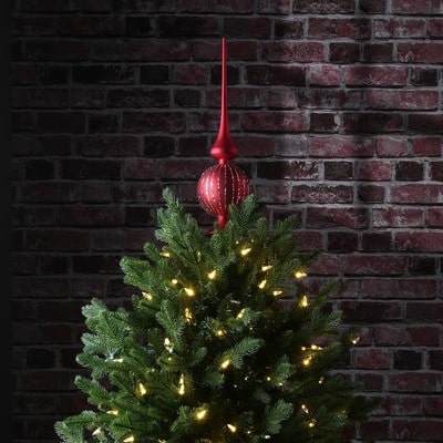 Crafted Blown Glass with Pointed End Tree Topper