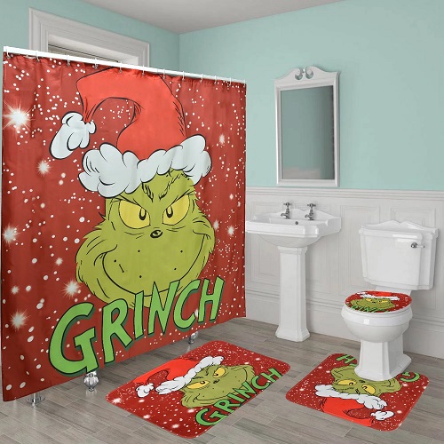 The Grinch Stole Christmas Shower Curtain