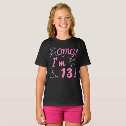 13th Birthday For Girls T-Shirt