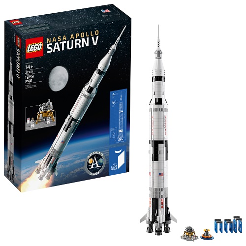 LEGO Apollo Saturn V Building Kit - Gifts for Space Lovers