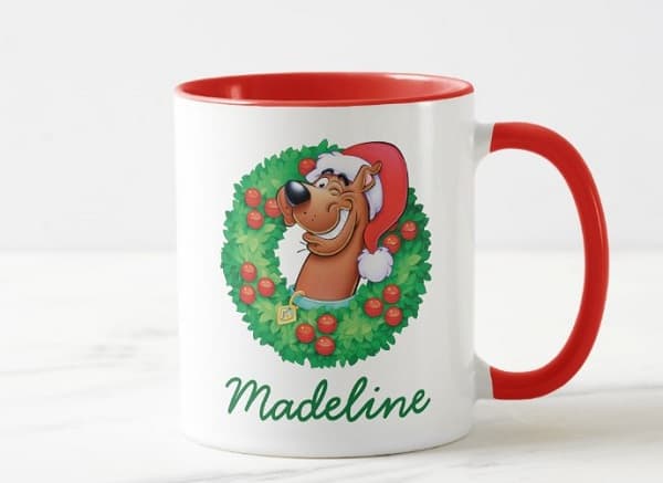 Personalized Scooby Doo Christmas Mug