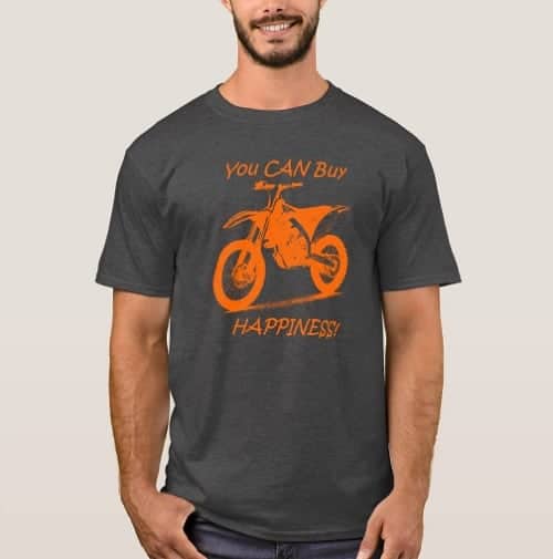 You Can Buy Happiness Motorcycle T-shirt