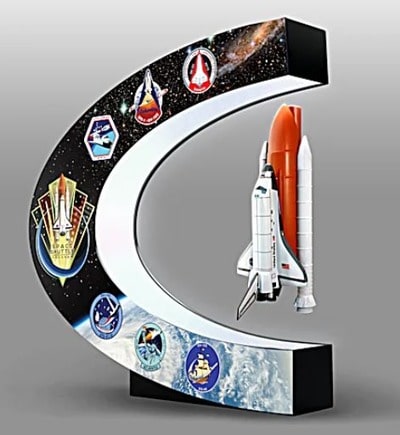NASA Levitating Space Shuttle Sculpture