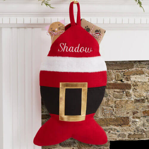 Personalized Cat Christmas Stocking