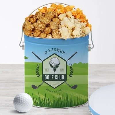 Golf Popcorn Tin