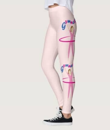 Personalized Gymnastics Leggings for Girls