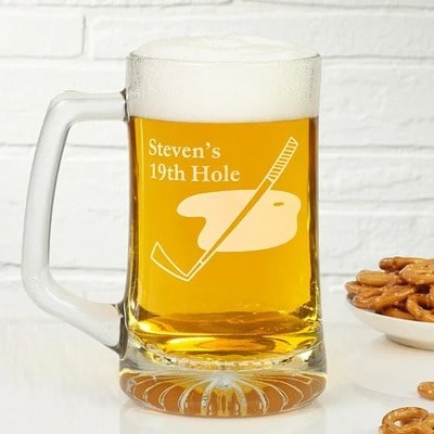 The 19th Hole 25 oz. Personalized Beer Mug