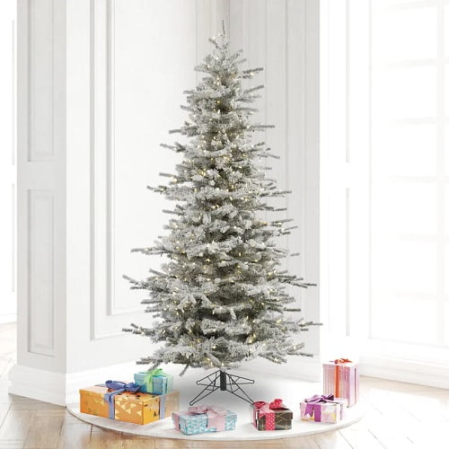 6.5 ft. Slim White Pine Fake Christmas Tree
