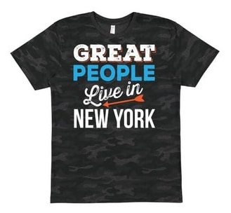 Great People Live In New York T-Shirt