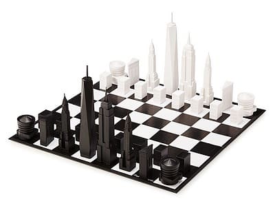NYC Skyline Chess Set