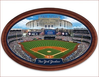 Personalized New York Yankees Stadium Plate