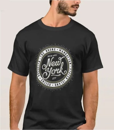 Retro Logo New York City T-Shirt