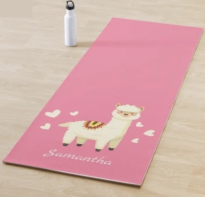 Personalized Alpaca Yoga Mat