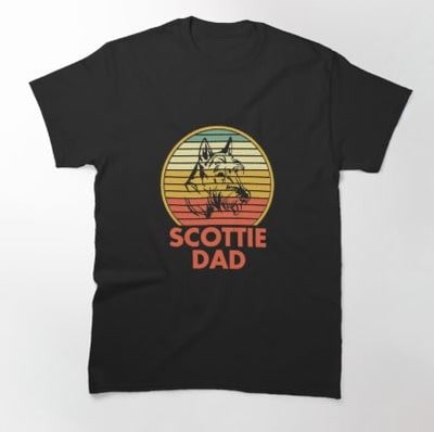 Retro Scottie Dad T-Shirt