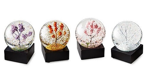 Four Seasons Mini Snow Globes