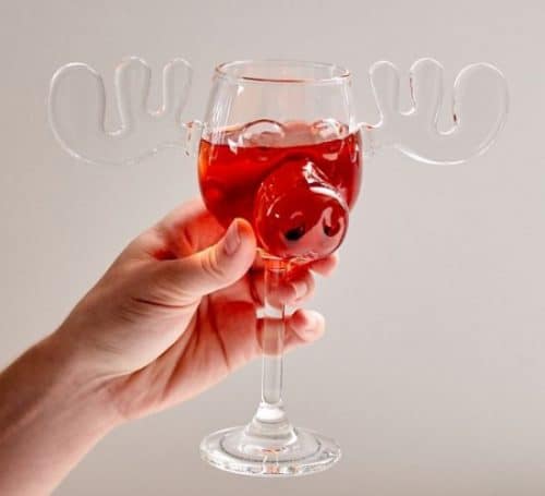 Moose Wine Glass 