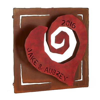 Personalized Heart Wall Sculpture - Romantic Gifts for Women