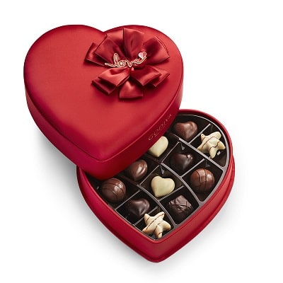 Valentine's Day Fabric Heart Chocolate Gift Box