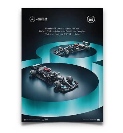 AMG Petronas F1 Team Collectors Edition Poster