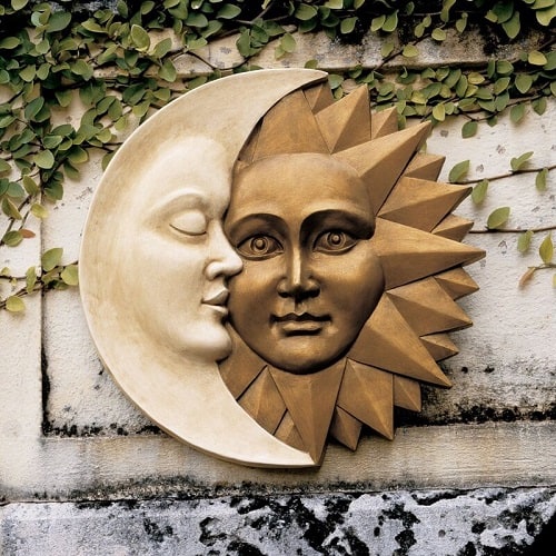 Celestial Harmony Sun & Moon Wall Décor