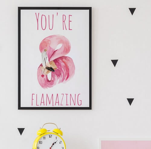 You Are Flamazing Wall Art
