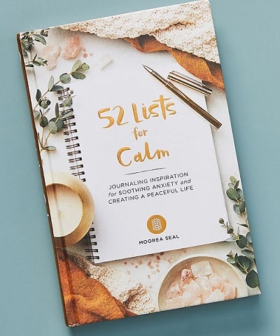 52 Lists for Calm Journal